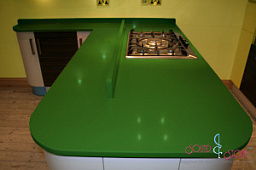 Столешница из искусственного камня Staron Solid SG065 (Green Tea)