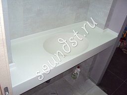 Мойка в ванную из искусственного камня