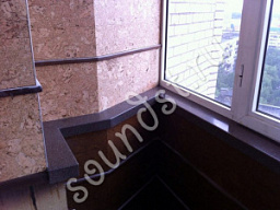 Подоконник из искусственного камня для балкона Antarrid R 531