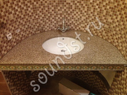 Столешница для ванной комнаты Staron Sanded SV430 (Vermillion)