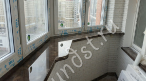 Подоконник из искусственного камня для балкона Hi-Macs M301 Siena