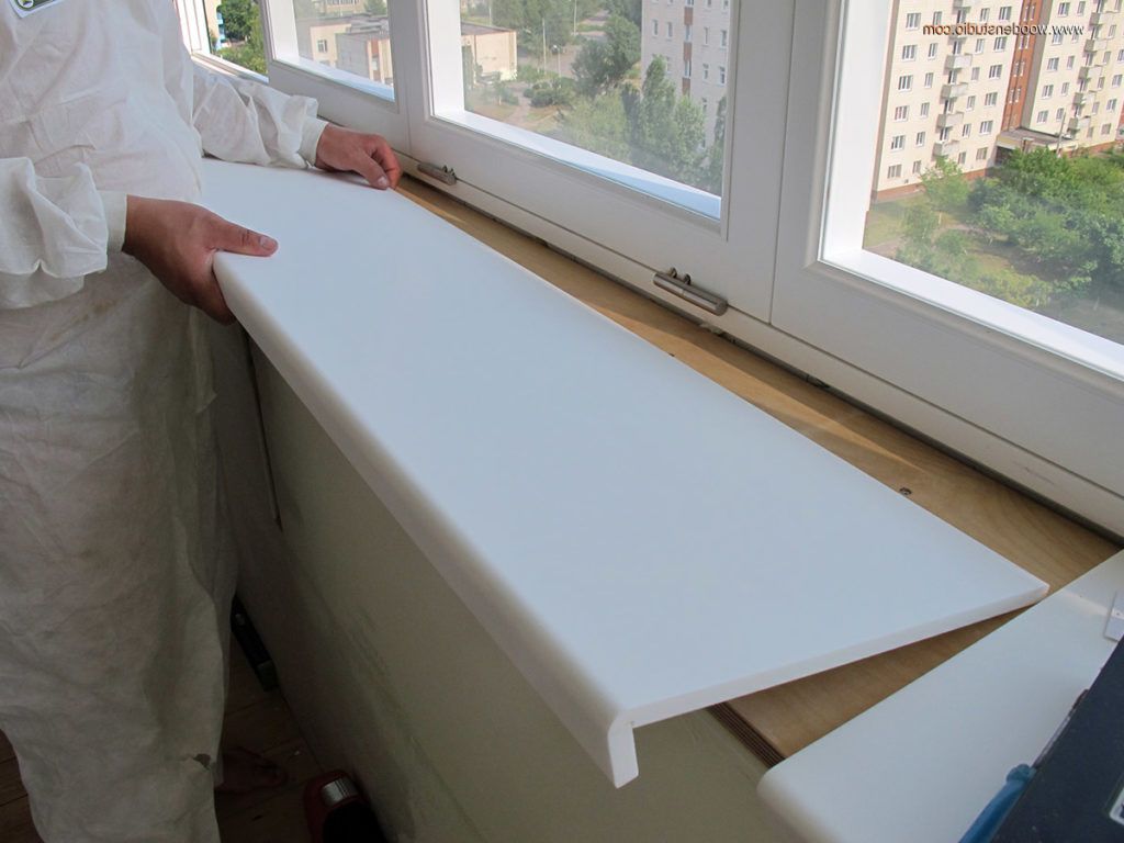 Подоконник на балконе: как установить столешницу своими руками, из чего сделать и как оформить (31 фото)