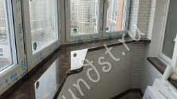 Подоконник из искусственного камня для балкона Hi-Macs M205 Parma