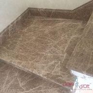Лестница под мрамор из искусственного камня Corian Cocoa Prima
