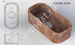 Мойка из искусственного камня FR400 R68